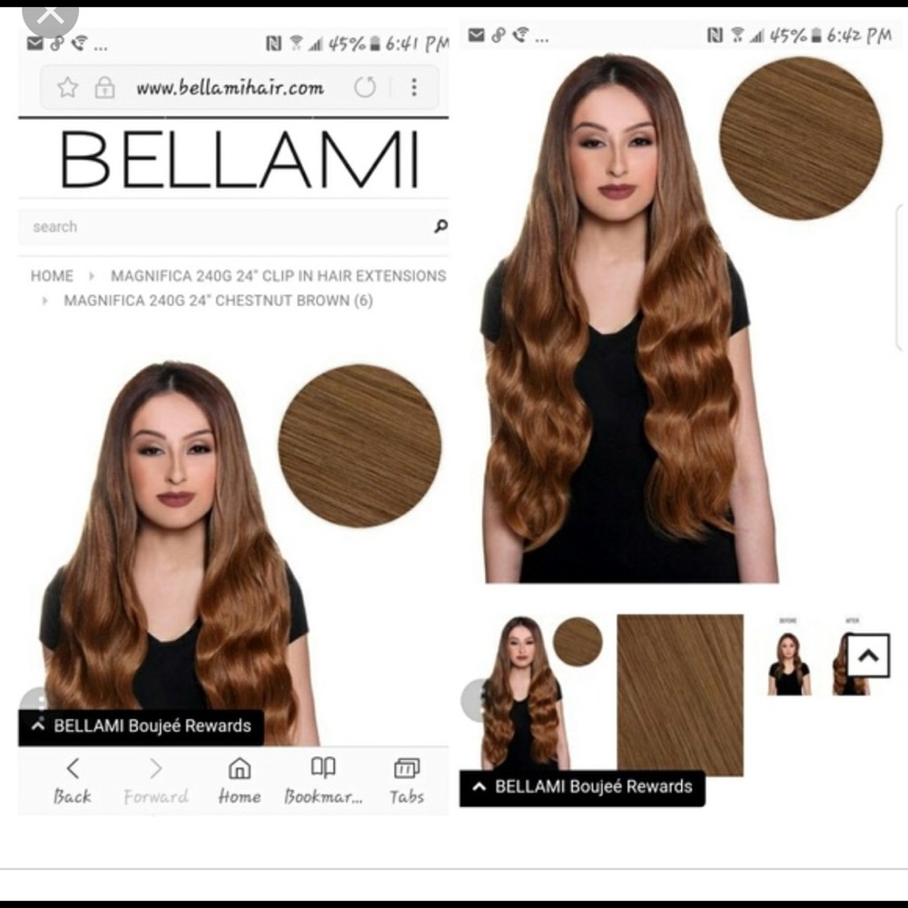 Bellami 24 inch chocolate brown